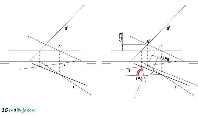 Angulo dos rectas que se cortan plano auxiliar 08_Angulo dos rectas que se cortan plano auxiliar